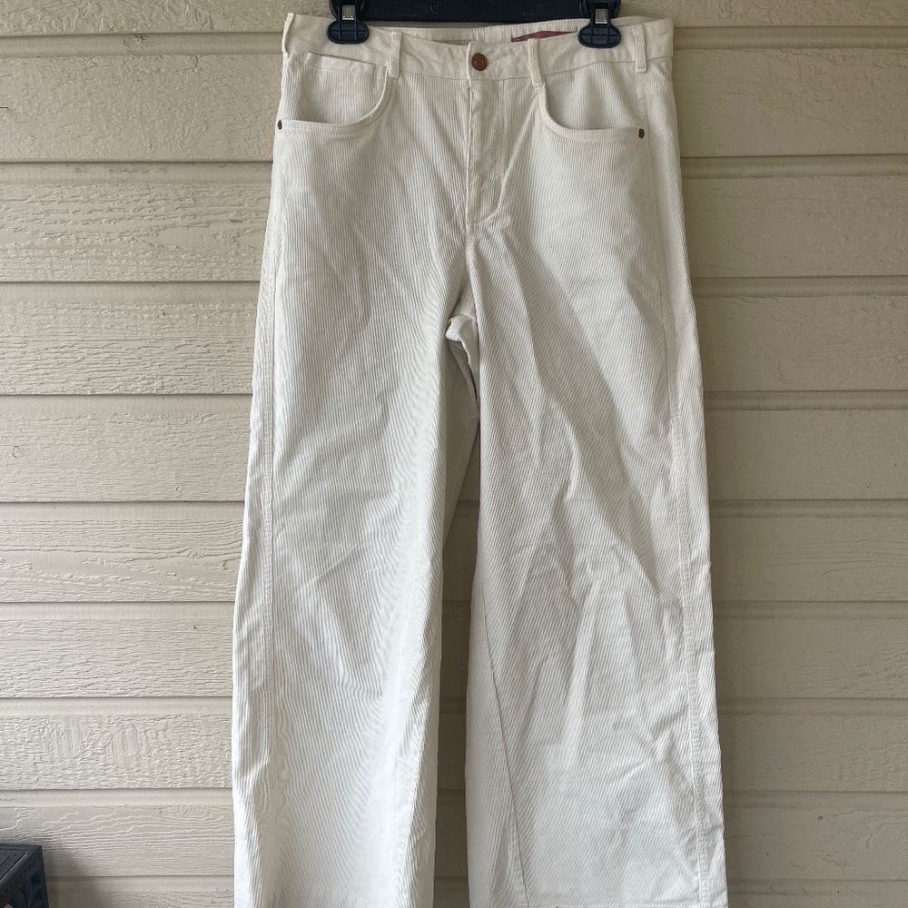 Pilcro off white Corduroy Pants flare size 30